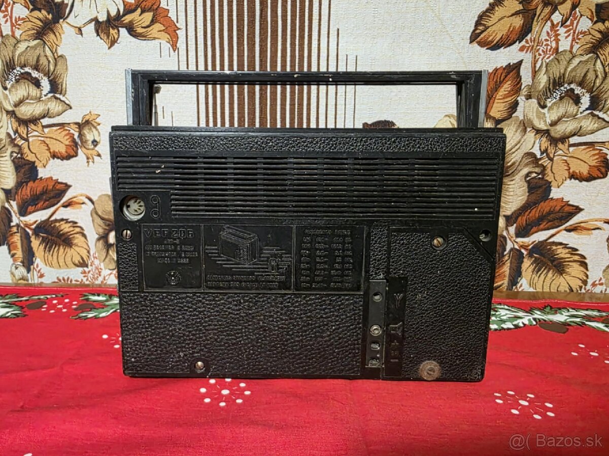 Retro ruské rádio VEF 206 - 2