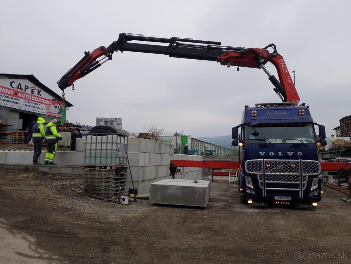 Autodoprava - Práce s hydraulickou rukou - 2