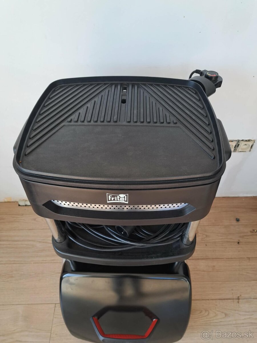 Predám elektrický gril Fritel + stojan - 2