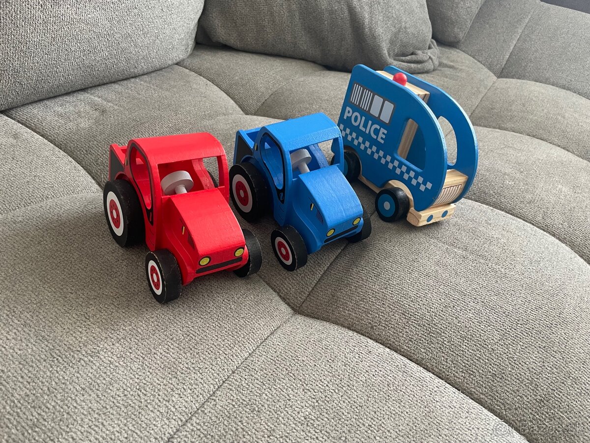 Drevené autíčka, letiskové hasičské auto - 2