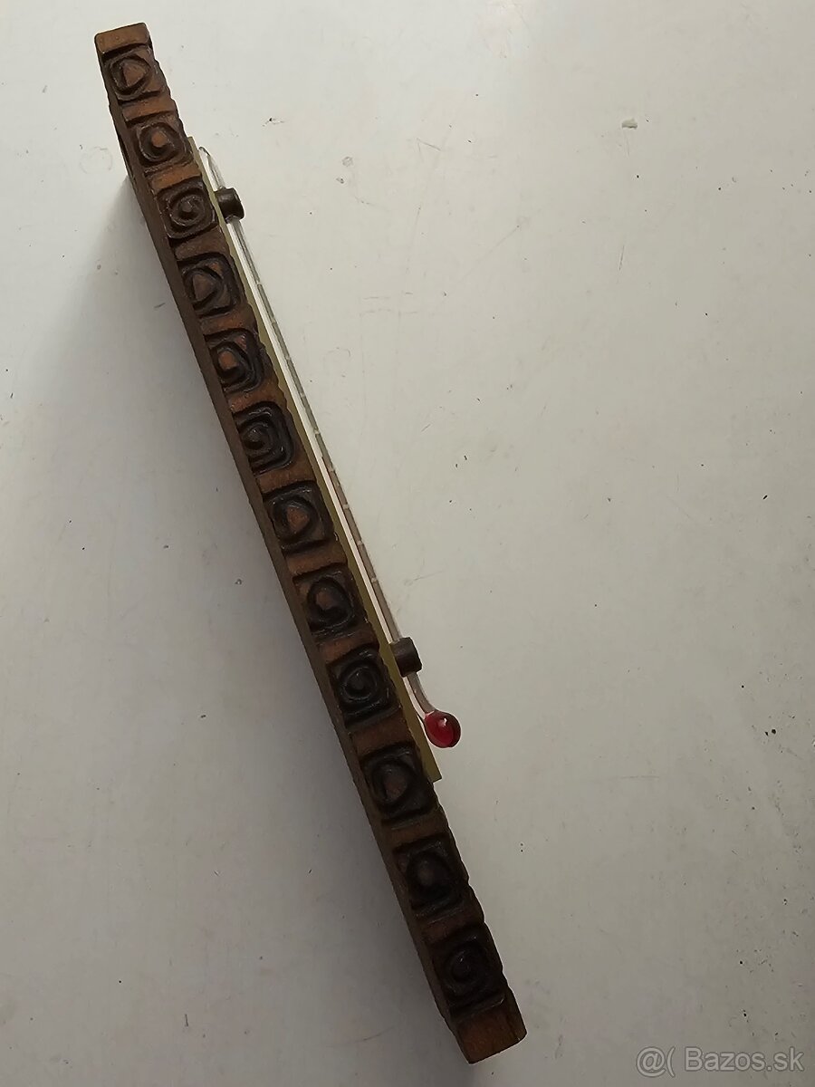 Teplomet Ortutovy ..Retro vintage material drevo - 2