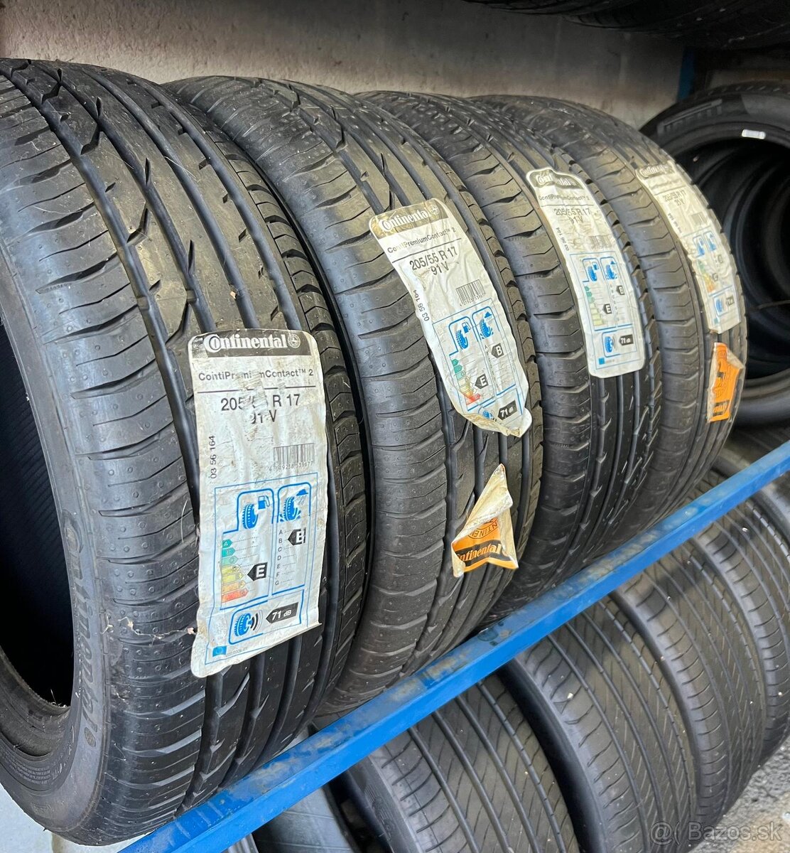 Letne pneumatiky Continental 205/55R17 - 2