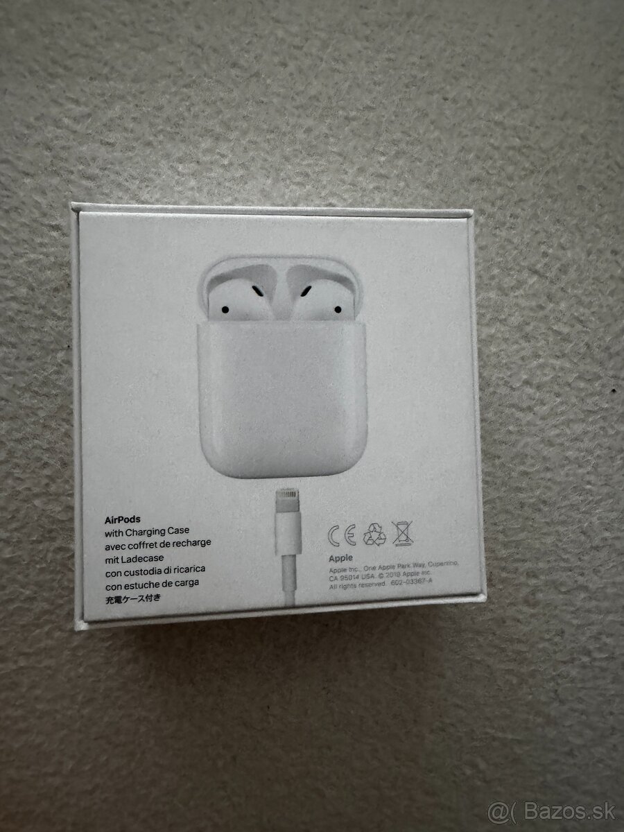 Apple AirPods 2. generácia – originál TOP - 2
