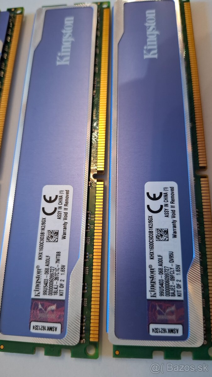 24GB PC DDR3 1600 MHz CL9 - 2