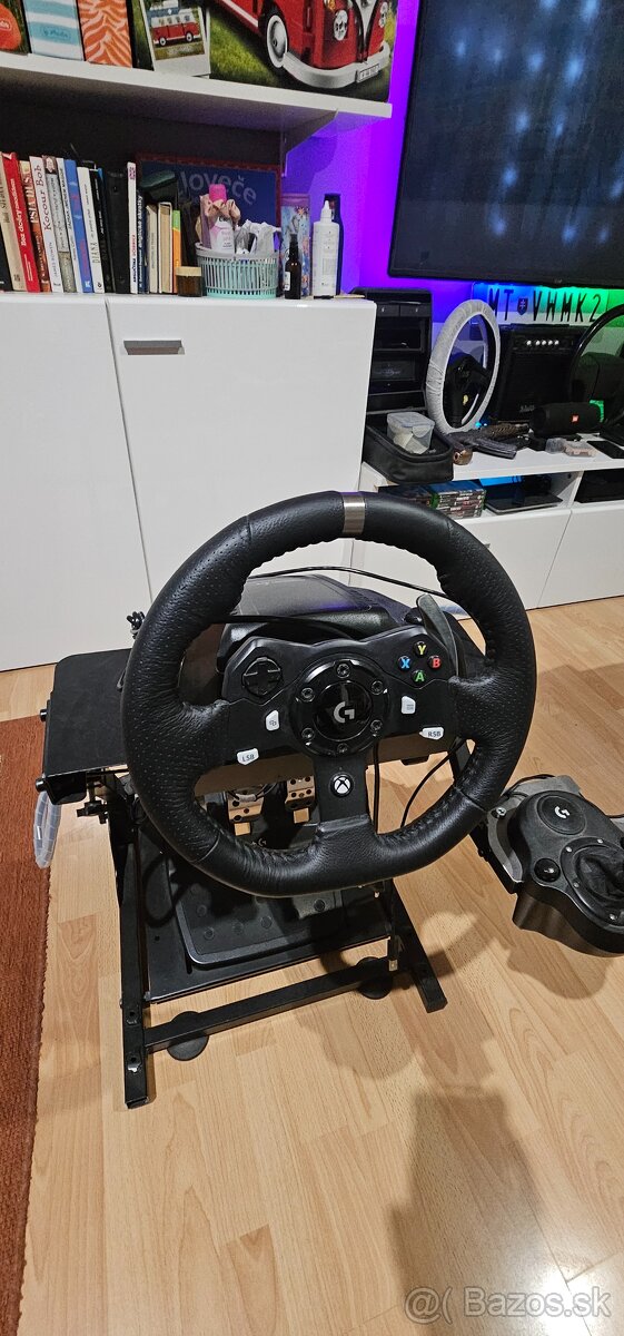 Logitech g920 (volant, pedále, riadiaca páka, ručná brzda - 2
