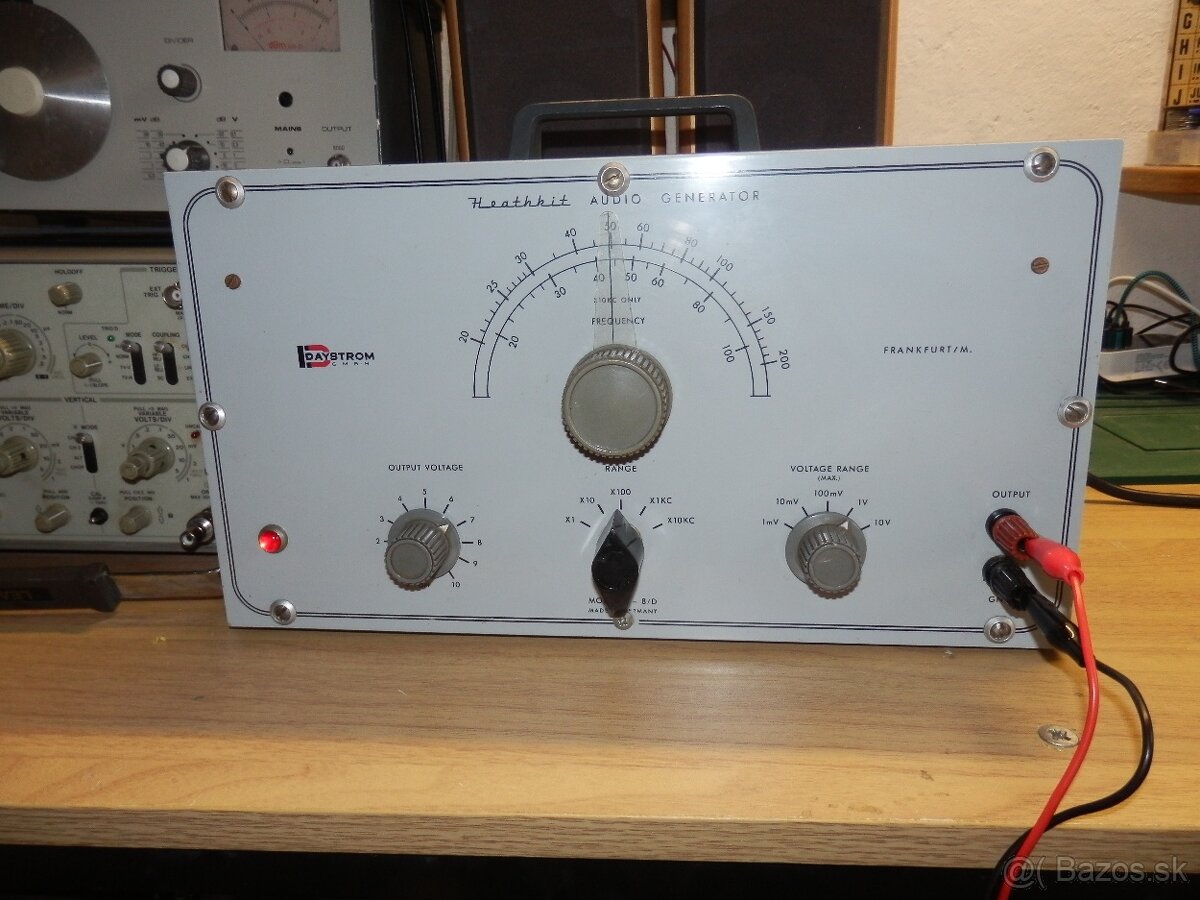 Aaudio generátor Heathkhit AG-8/D. - 2