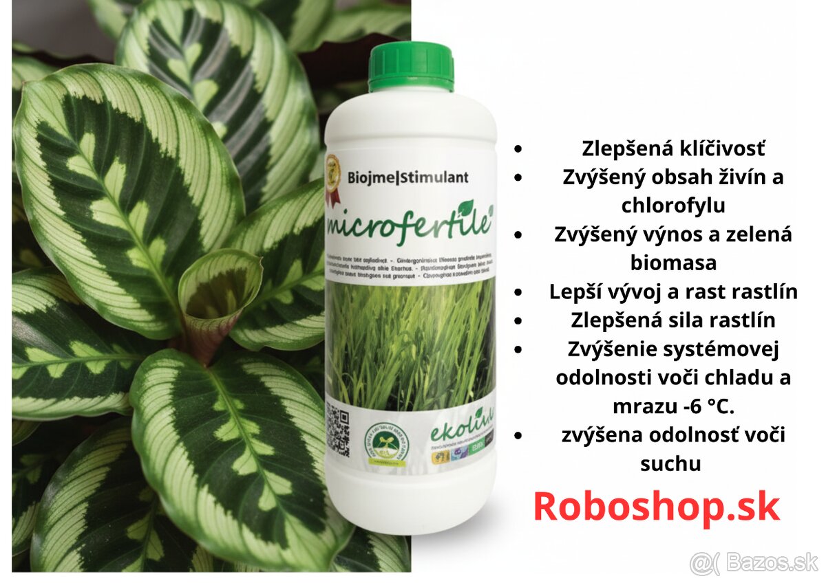 MICROFERTILE® PLANT – Revolučný organický biostimulant pre m - 2
