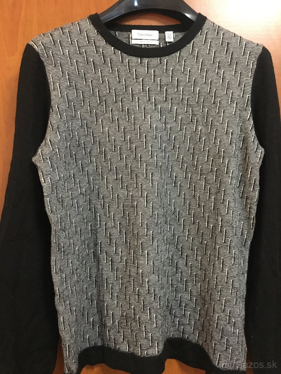CALVIN KLEIN originál merino damsky svetrik S/M - 2