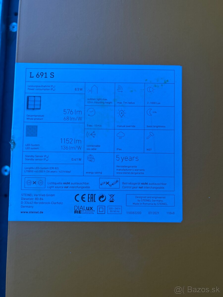 Steinel svetlo L691S - 2