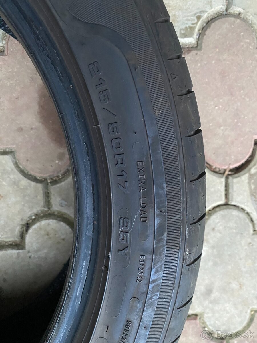 2ks Pneu Sava Intensa UHP 2, 215/50 R17 - 2