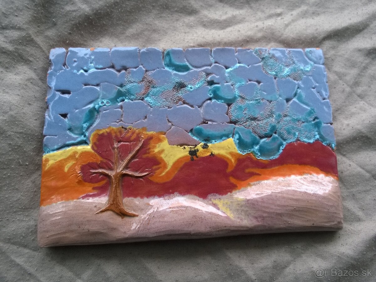 umelecká keramika - strom - 2