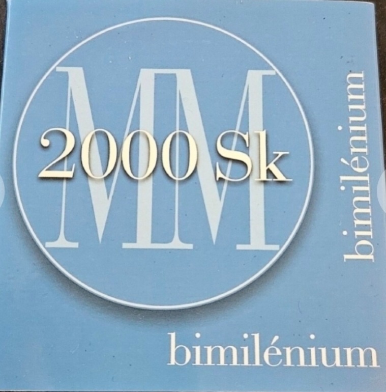 Pamätná strieborná minca bimilenium 2000 - 2