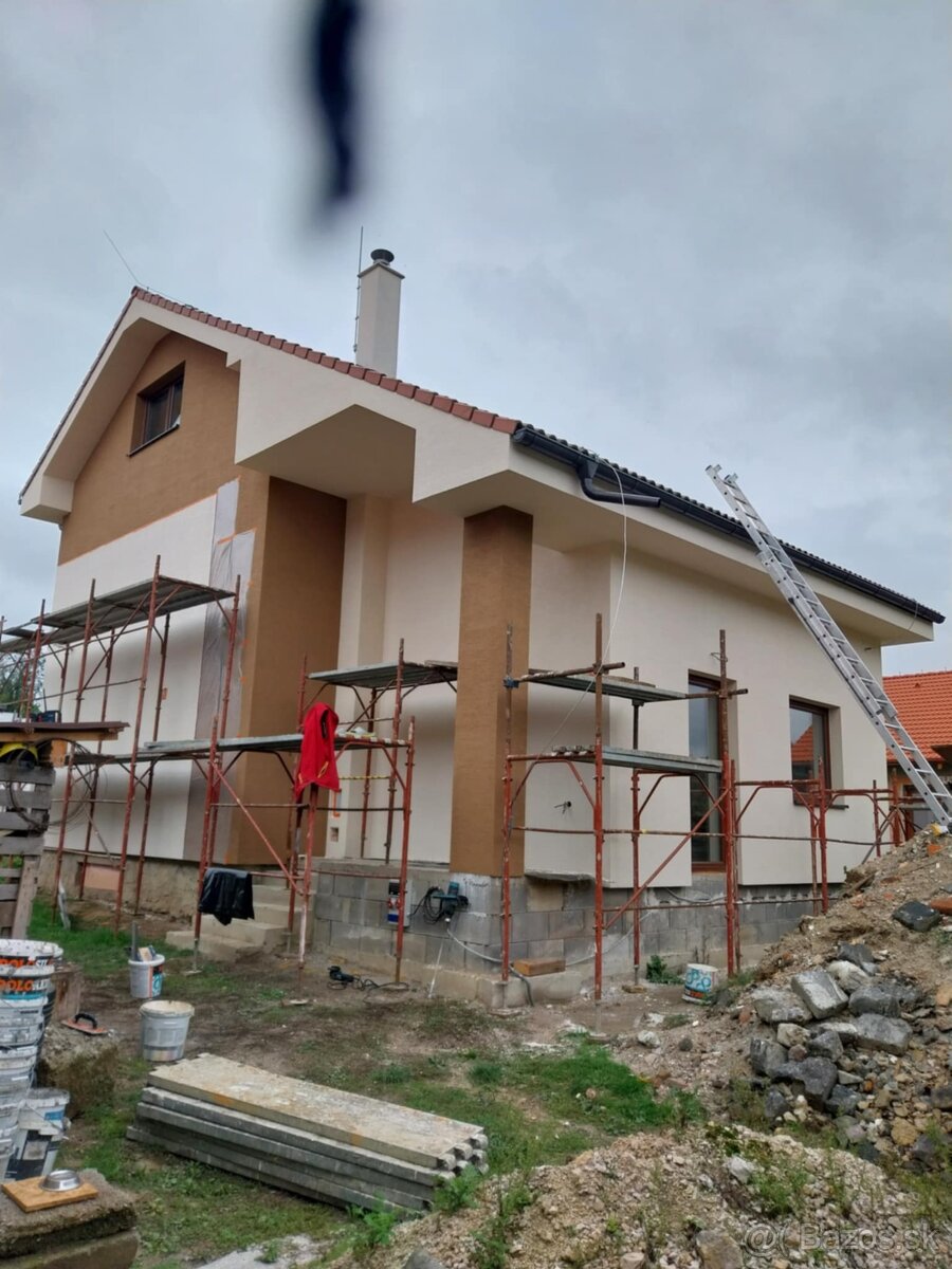 Zateplovacie práce,omietky - 2