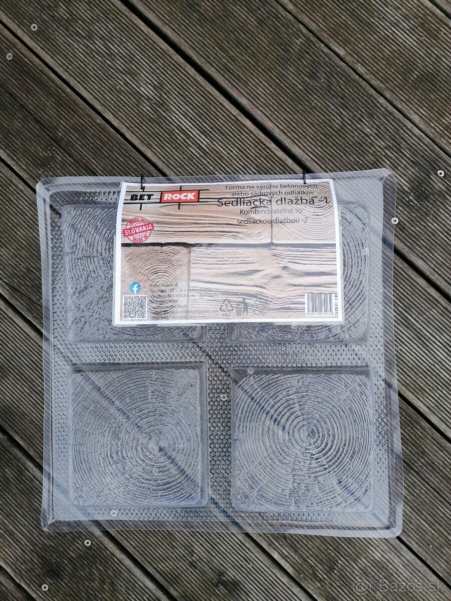 Forma na sedliacku drevenú dlažbu - 2