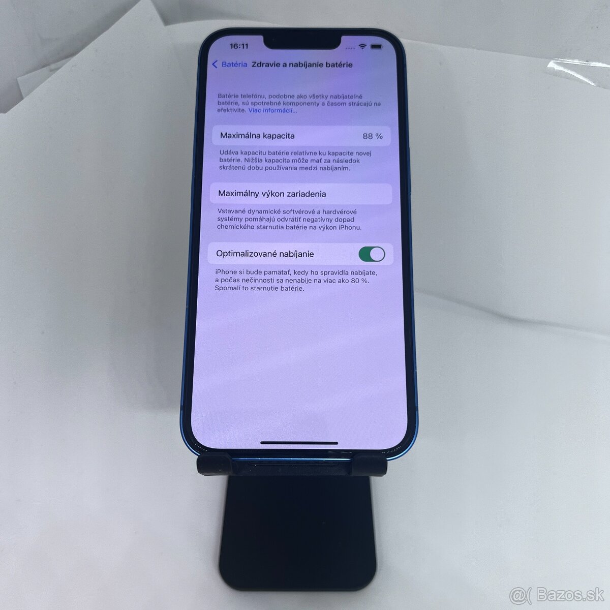 iPhone 13 128GB BLUE - DOBRÝ STAV - ZÁRUKA - 2