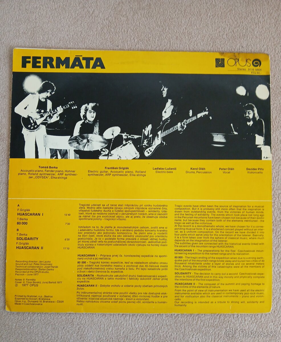Fermáta – Huascaran - 2