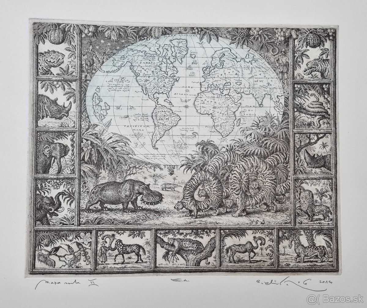 Mapa sveta II. a Mapa sveta III. - Peter Kľúčik - 2