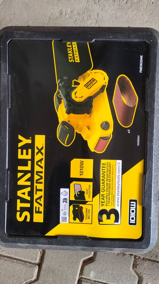 pásová brúska Stanley FatMax FMEW204K 1010W - 2