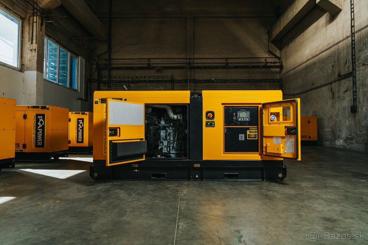 Naftová elektrocentrála PDE-66 kVA s ATS. - 2