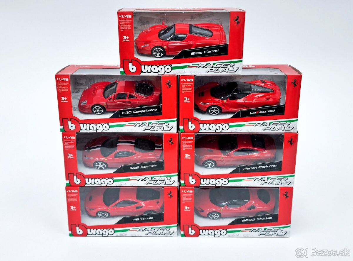 FERRARI SET 1:43 BBurago - 2