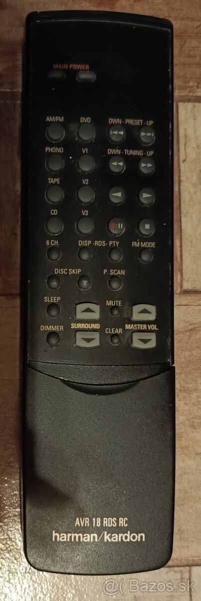 HARMAN KARDON AVR-18 👍🎧 Diaľkový ovládač - 2