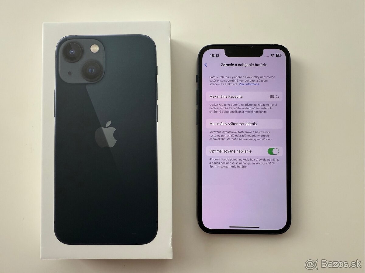 Predam iPhone 13 mini 128gb cierna - 2