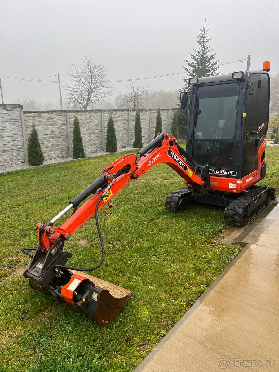 Predám minibager Kubota KX018-4 (r.v. 2022) odpočet DPH - 2