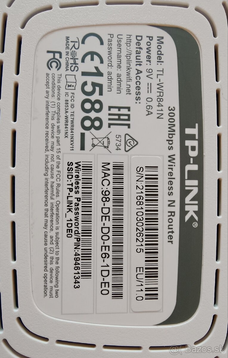 TP-Link WR841N v11 + OpenWRT 19.07.7 - 2