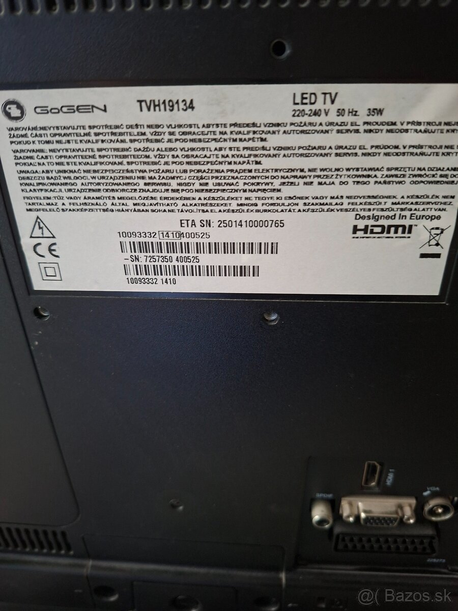 Predám LED TV 47cm - 2