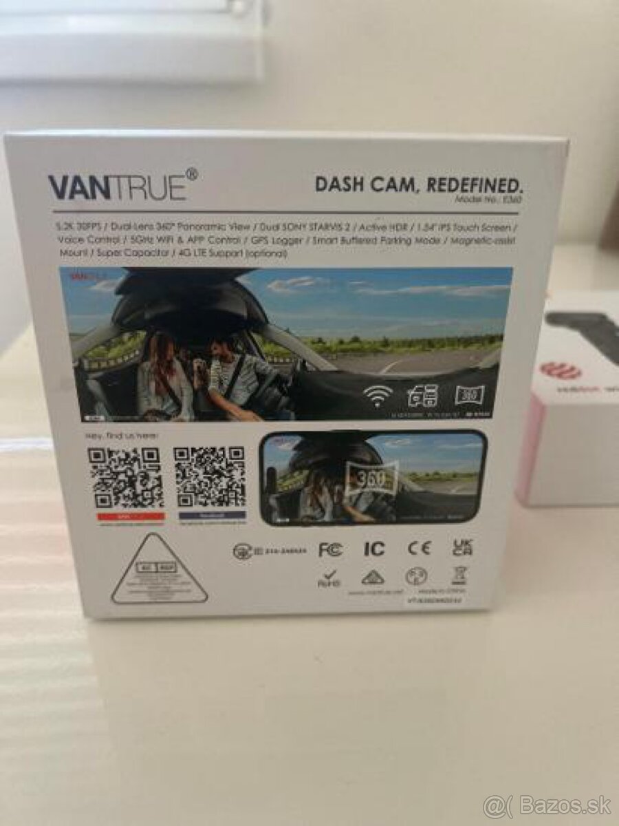 📷 NOVÁ duálna autokamera Vantrue E360 - 2
