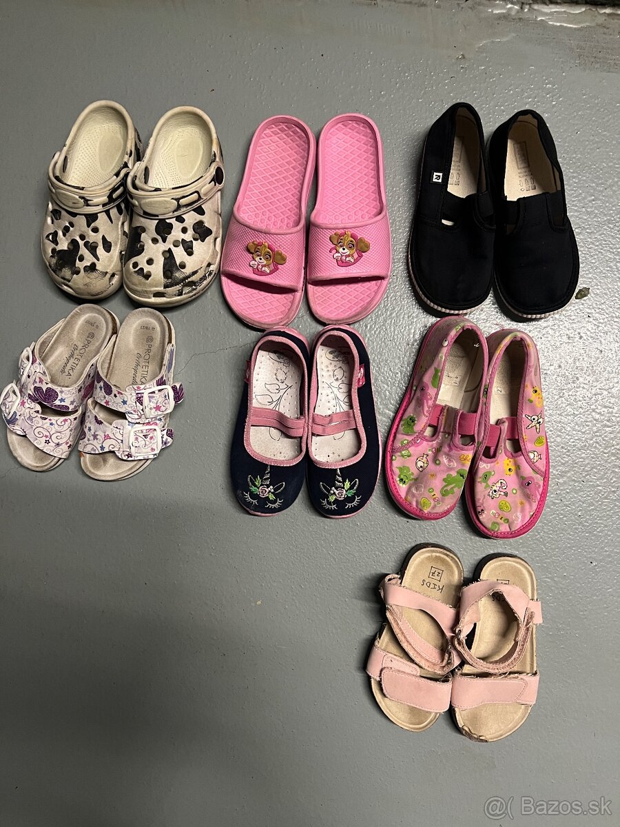 Detské dievčenské topánky č.27 - 2