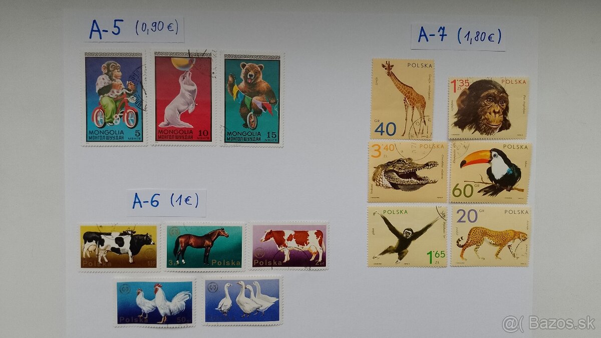 Poštové známky - 2
