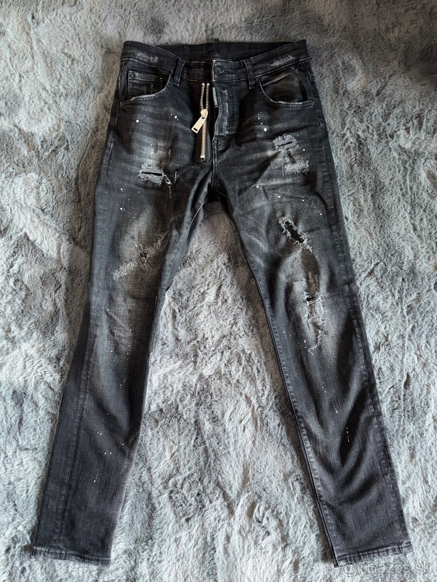Dsquared2 sive džínsy - 2