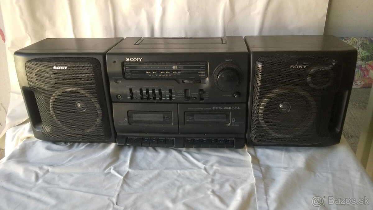 retro sony dvojdeck - 2
