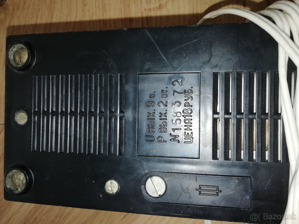 Adapter 9V ruskej vyroby - 2