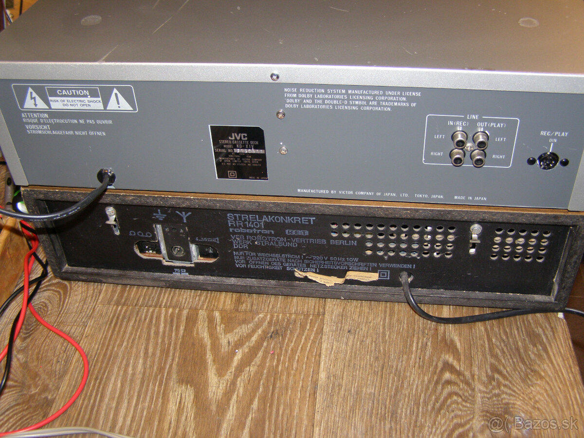 Deck JVC KD-X1 HiFi,headshel Tesla na rovné ramienka - 2