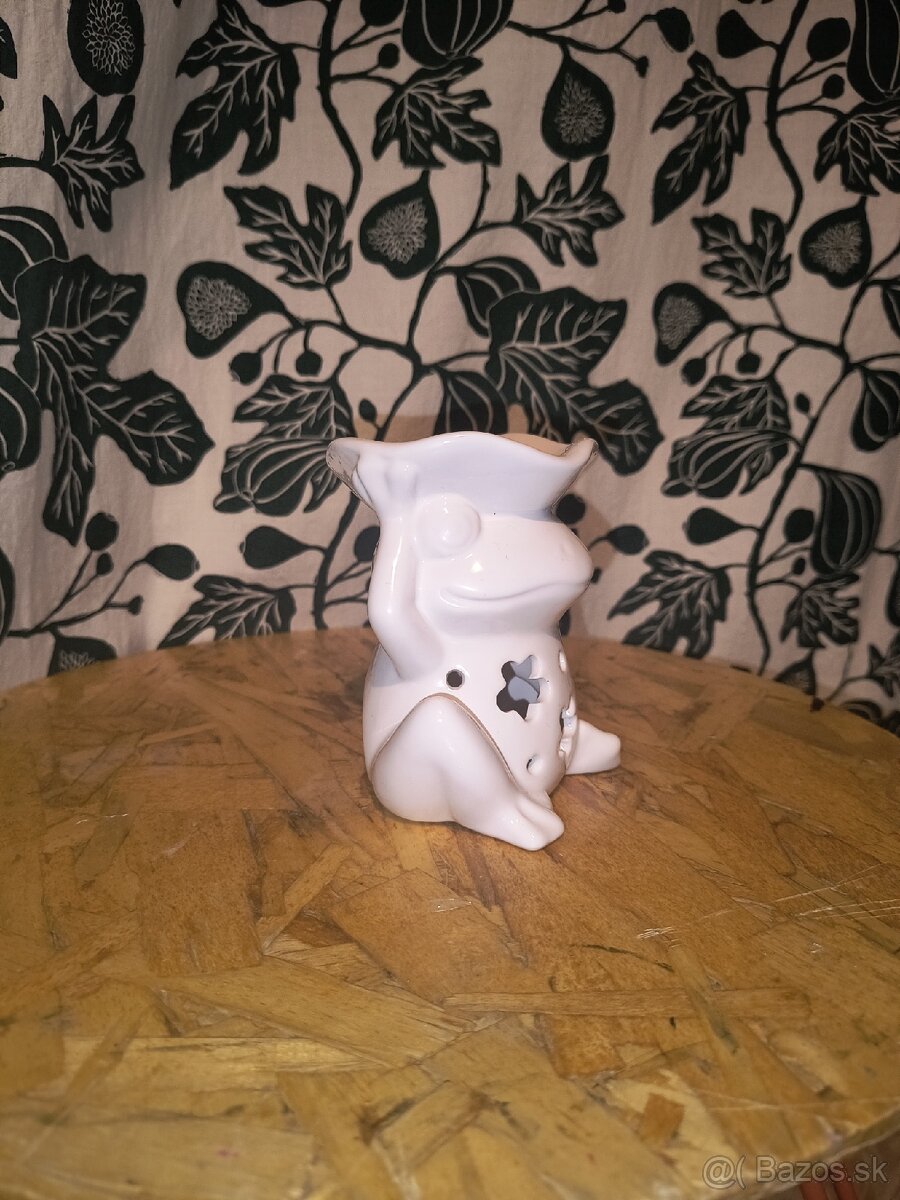 Biela aromalampa žaba - 2