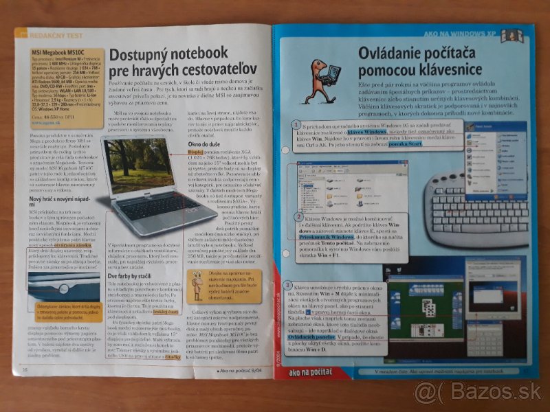 Časopis Ako na počítač 9/04 - 2