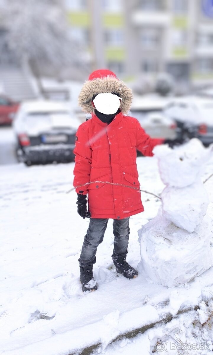 Zimná bunda obojstranná veľkosť 128 - 2