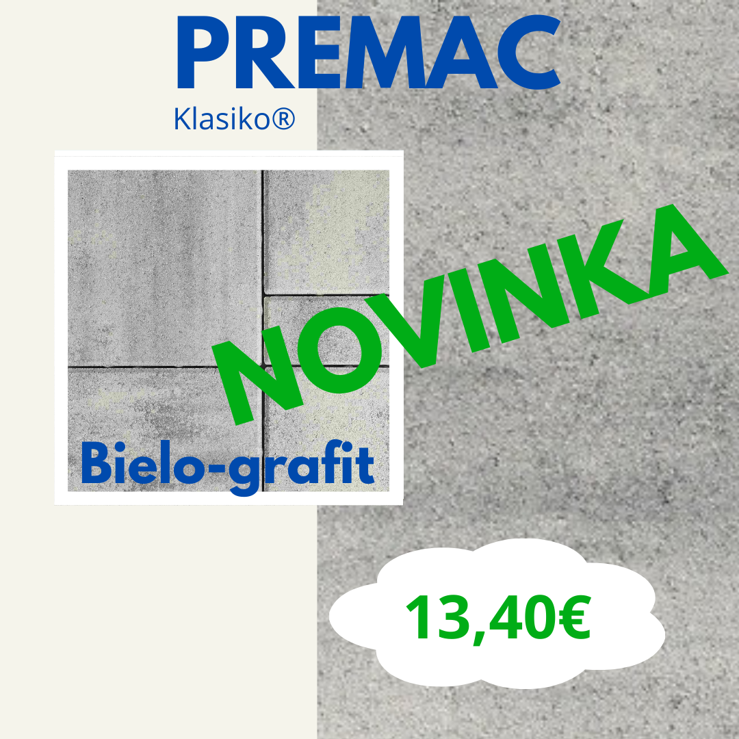 Predám zámkovú dlažbu PREMAC CLASIKO KOMBI FORMAT 6 cm - 2