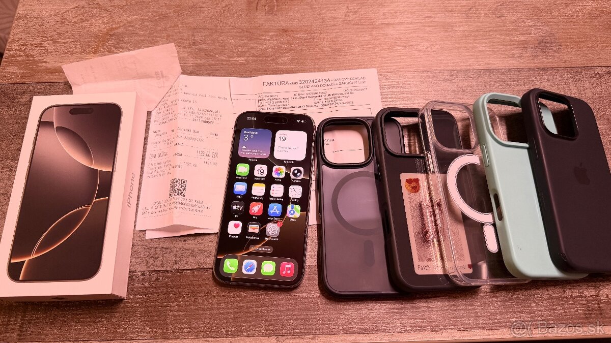 Vymenim iPhone 16 Pro Natural zaruka iStores + skla, obaly - 2
