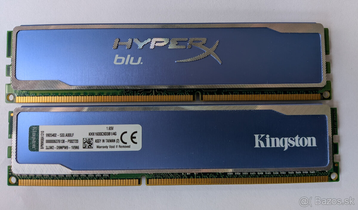 KINGSTON BLU 8GB (2x4GB) DDR3 - 2