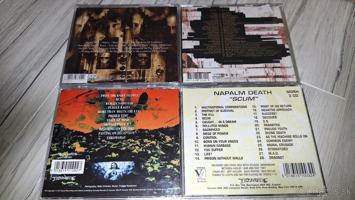 4 x Napalm Death - 2