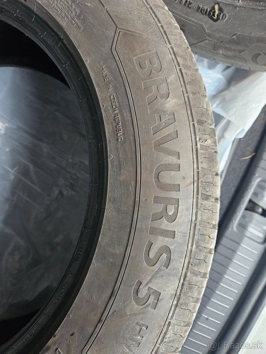 4x letné pneu Barum Bravuris 215/65 R17 - 2