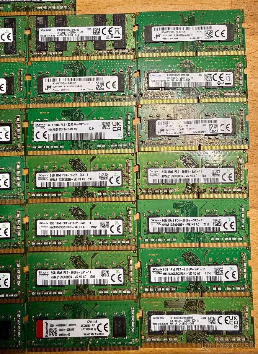 DDR4 RAM 16GB 8GB pre notebook - 2