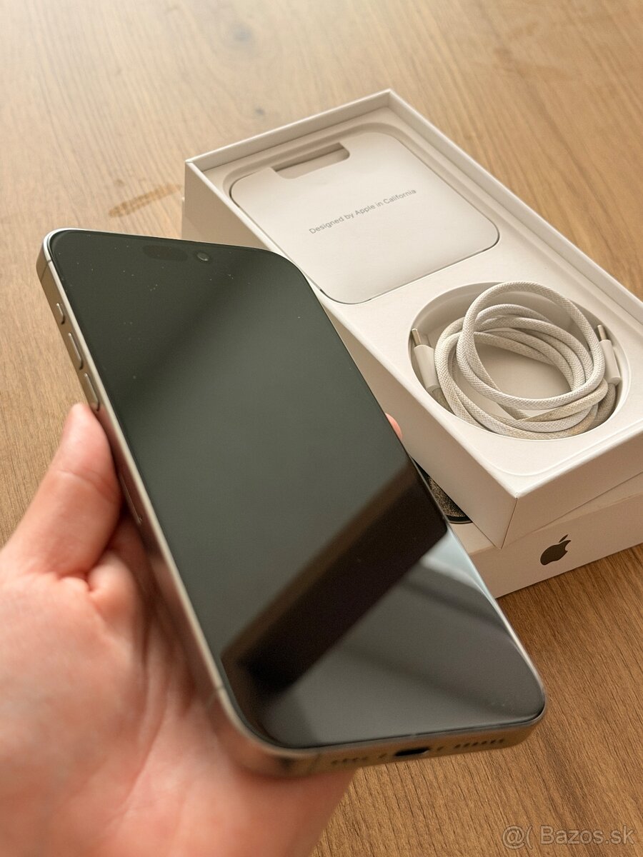 iPhone 15 Pro Max 256GB Natural Titanium – TOP STAV - 2