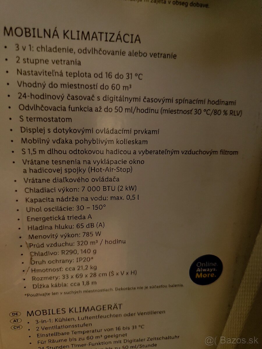 Mobilná klimatizácia - 2