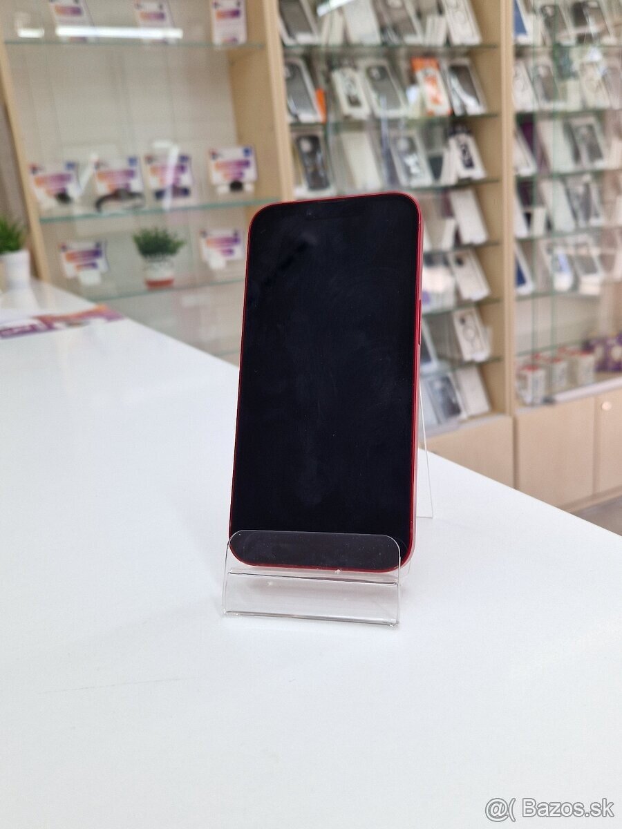 iPhone 13 256GB Red 100% batéria - 2