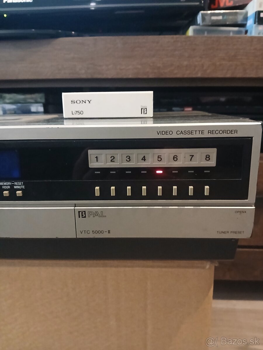 Videorekordér Betamax Sanyo VTC 5000 - - 2
