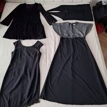 Spoločenské čierne šaty s korálkami, lurex dámske šaty - 2